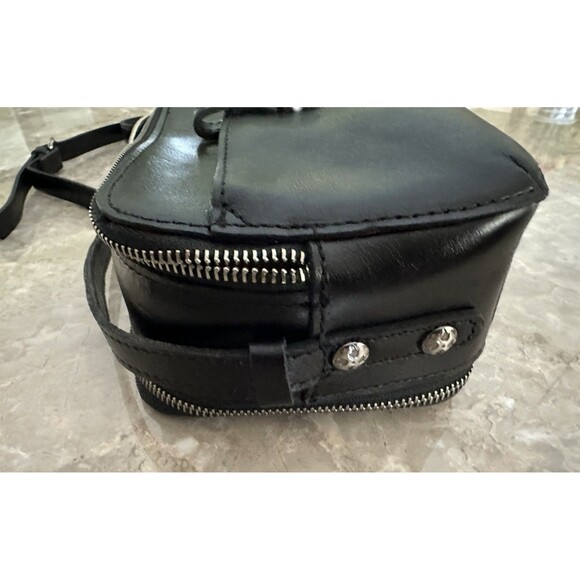 Patricia Nash Alessa Leather Crossbody Purse Bag Black - Picture 5 of 9